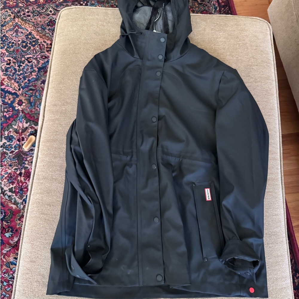 Hunter Women's Black Rain Jacket